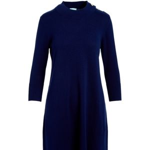Haley & the Hound - Navy Sweater Dress